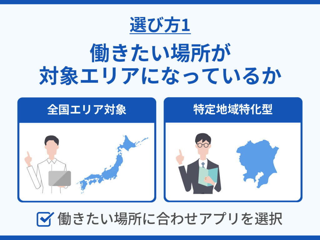 対象エリアを確認